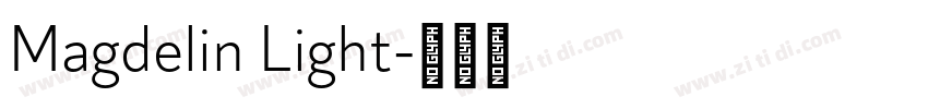 Magdelin Light字体转换
